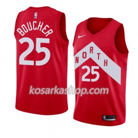 Dres Toronto Raptors Chris Boucher 25 Nike 2018-19 Crvena Swingman